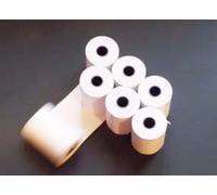10 ROTOLI CARTA TERMICA mm.112X30 metri Ø esterno 49 mm. foro/anima 12 mm gr.55