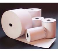 10 Rotoli carta termica per self-service mm. 57X130 metri foro/anima 12 gr.55