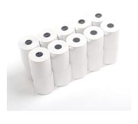 10 Rotoli Cassa 57x18 Termica Fiscale, Confezione da 10 Rotoli Registratore Cassa 57x18 OMOLOGATI per Registratore di Cassa Fiscale, Rotolini Cassa Carta Termica 57mm, Rotoli Scontrini Fiscali