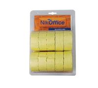 10 ROTOLI DI ETICHETTE PER PREZZATRICI 26X12 (ARANCIO FLUO)