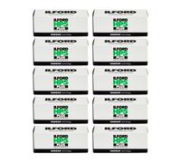 10 rotoli di pellicola Ilford HP5 400 120