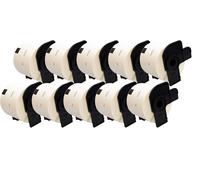 10 ROTOLI ETICHETTE ADESIVE COMPATIBILI BROTHER DK-11202 62x100 mm + SUPPORTO