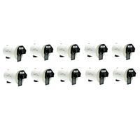 10 ROTOLI ETICHETTE ADESIVE COMPATIBILI BROTHER DK-11241 102x152 mm CON SUPPORTO