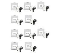 10 ROTOLI ETICHETTE ADESIVE DK-22205 COMPATIBILI BROTHER 62mm x 30,48mt QL-500