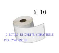 10 ROTOLI Etichette compatibile per DYMO 99019 190mmx59mm LABELWRITER 400 450