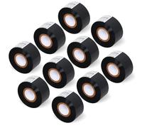 10 Rotoli Nastro a Caldo Nero 30mm x 100m Nastro a Trasferimento Termico per Macchina Stampatrice a Codici