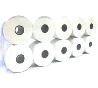 10 Rotoli Termici per Registratore di Cassa 80x80x12 BPA-Free Carta Termica