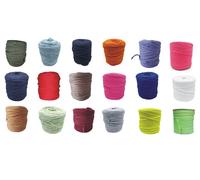 10 ROTOLO BOBINA FETTUCCIA PER BORSE COLORI MISTI GOMITOLO 600-700 GRAMMI