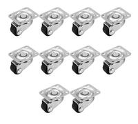 10 ruote girevoli piccole da 12 mm, set di ruote girevoli a 360 gradi, con cuscinetti a sfera per piccoli mobili, utensili da cucina, secchio per tergicristallo, silenzioso