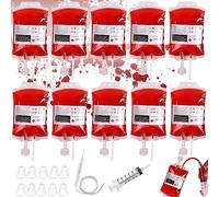10 sacchetti di sangue per Halloween, per cosplay, zombie party (A)