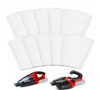 10 sacchetti filtro compatibili con Einhell Power X-Change TE-VC 18 Li-Solo | Appositamente progettato per Einhell Power X-Change TE-VC 18 Li-Solo e TE-HV 18/06 Li-Solo per aspirapolvere a batteria