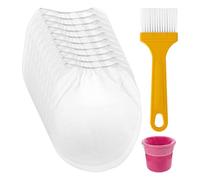10 sacchetti filtro per vernice, 1 pennello, sacchetto filtro elastico aperto, sacchetto filtro idroponico da giardinaggio, sacchetto filtro liquido