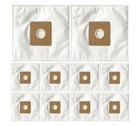 10 Sacchetti For Aspirapolvere, Compatibili Con Nilfisk, Serie One/Go/GM/Neo Compact (C10/C20/C110/C120)