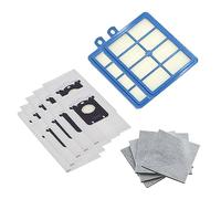 10 Sacchetti For La Polvere, 2 Filtri Hepa, 4 Filtri In Cotone For Motore, Compatibili Con Philips. FC9064 FC9104 FC9050 FC9056,Accessori