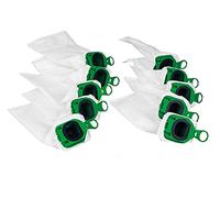 10 sacchetti per aspirapolvere ad alte prestazioni in micro tessuto non tessuto + 1 filtro motore adatto per aspirapolvere Vorwerk Folletto VB100 - Sacchetti di ricambio per Vorwerk FP100