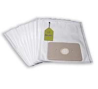 10 sacchetti per aspirapolvere adatto per AEG Electronic -{4004} Vampyr, temperiert: Micro in tessuto non tessuto (conforme alle norme spartronic-tipo di sacco: taglia) da eVendix{10}