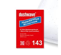 10 sacchetti per aspirapolvere | Filtro antipolvere | Sacchetti per aspirapolvere compatibili con Hanseatic - Standard - Dustwave® | Made in Germany + micro filtro (Confezione risparmio )