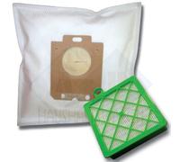 10 Sacchetti per aspirapolvere + Filtro HEPA (H12) adatto per AEG-Electrolux VivaControl AVC 1110. AVC1110