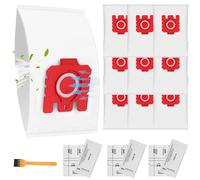 10 Sacchetti per Aspirapolvere FJM Efficiency 3D Compatibili con Miele Hyclean