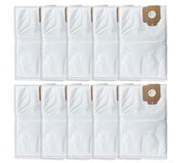 10 sacchetti per aspirapolvere in tessuto non tessuto per Kärcher CV30/1, CV38/2, resistenti sacchetti di ricambio di grande capacità per chi soffre di allergie e animali domestici