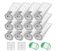 10 Sacchetti per Folletto VK7 VK7S Senza Filo FP7 con 2 filtri Aspirapolvere Vorwerk
