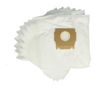 10 sacchetti per Moulinex CQ 2.01 Tessuto