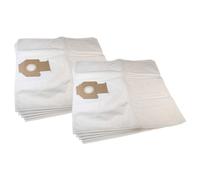 10 sacchetti per Nilfisk VL 500-35 Tessuto