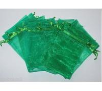 10 SACCHETTI ORGANZA VIOLA LILLA GLICINE 7x9 cm CONFETTI BOMBONIERA PORTARISO
