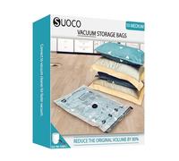 10 sacchetti sottovuoto medi con pompa elettrica, 10 sacchetti da viaggio medi salvaspazio, sacchetti ermetici a compressione per vestiti, cuscini, piumoni, coperte