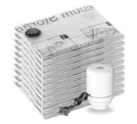 10 sacchetti sottovuoto medi con pompa elettrica, 10 sacchetti da viaggio medi salvaspazio, sacchetti ermetici a compressione per vestiti, cuscini, piumoni, coperte