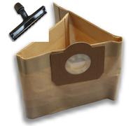 10 Sacchetto Aspirapolvere + Bocchetta per Pavimenti Adatto A Einhell Bt-Nts