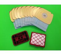 10 Sacchetto Aspirapolvere + Filtro Hepa Carbone per Electrolux Lux 1 D 820
