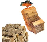 10 Sacchi da 15 kg legna da ardere 100% faggio 150 kg tronchetti per camino stufa (25 CM)