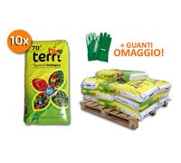 10 Sacchi da 70LT Terriccio Universale Biologico Substrato Organico 100%Naturale