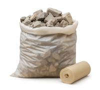 10 Sacchi per Macerie Edilizia 40x70 cm - Sacchi Resistenti e Robusti per Rifiuti Edili, Calcinacci, Segatura, Detriti, Macerie da Costruzione - Sacchetti in Plastica Spessa - Lemag srl
