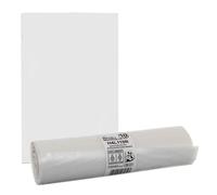 10 Sacchi spazzatura trasparenti extra resistenti in plastica LDPE 90 x 120 cm