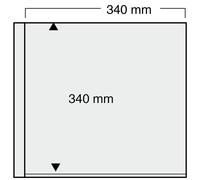 10-SAFE-1016-Fogli Raccolta Aggiuntivi Documenti Buste 1x 340x340mm Glasklar