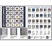 10-SAFE-433-Münzhüllen-Compact-A4-20x-50x50mm-Münzrähmchen
