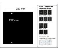 10 Safe 451 Inserto Nero A4 Compatto 1 Scomparto 220x297mm