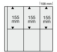 10-SAFE-6044-Ergänzungsblätter-GLASKLAR-Postkartenhüllen-6x108x155mm