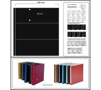 10-SAFE-860-Fogli Di Inserimento-Variant-3-Scomparti-185x78mm-Nero