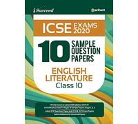 10 Sample Question Papers ICSE English Literature Class 10 2019-20