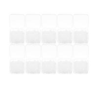 10 Scatole Chiusure per Orecchini in Silicone Trasparente, 10 | Fermagli Morbidi per Bottoni e Ganci, Fissaggio Sicuro, Look Invisibile, per Creazione e Sport