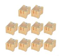 10 scatole per componenti elettronici, 31,5 x 21,5 x 25 mm per smd | Scatole portaoggetti per componenti elettronici, per custodie organizer per parti SMD, piccole rondelle per dadi a vite