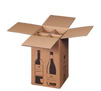 Scatole per bottiglie Wine Pack conf. 10 pz Bong quattro bottiglie 222103210