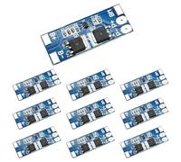 10 schede di protezione 2S BMS, 7,4 V, 8,4 V, 8 A, per batteria agli ioni di litio 18650