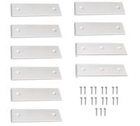 10 scivoli a pavimento per barche - 3 x 10 in Loading Boat Glide Bunk Enders, Bunk Gliding Tracks Wear Pads per un facile e caricamento