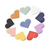 10 segnalibri angolari a forma di cuore per diario planner in pelle ecologica in poliuretano per libri per amanti dei libri, aiuto per la lettura, libri da viaggio