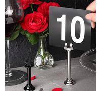 10 segnaposto a doppia faccia, perfetti per organizzare tavoli in occasione di matrimoni ed eventi