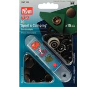 10 senza Cuciture Pulsanti Comando Inossidabile Campeggio Tende Piano 15 MM
